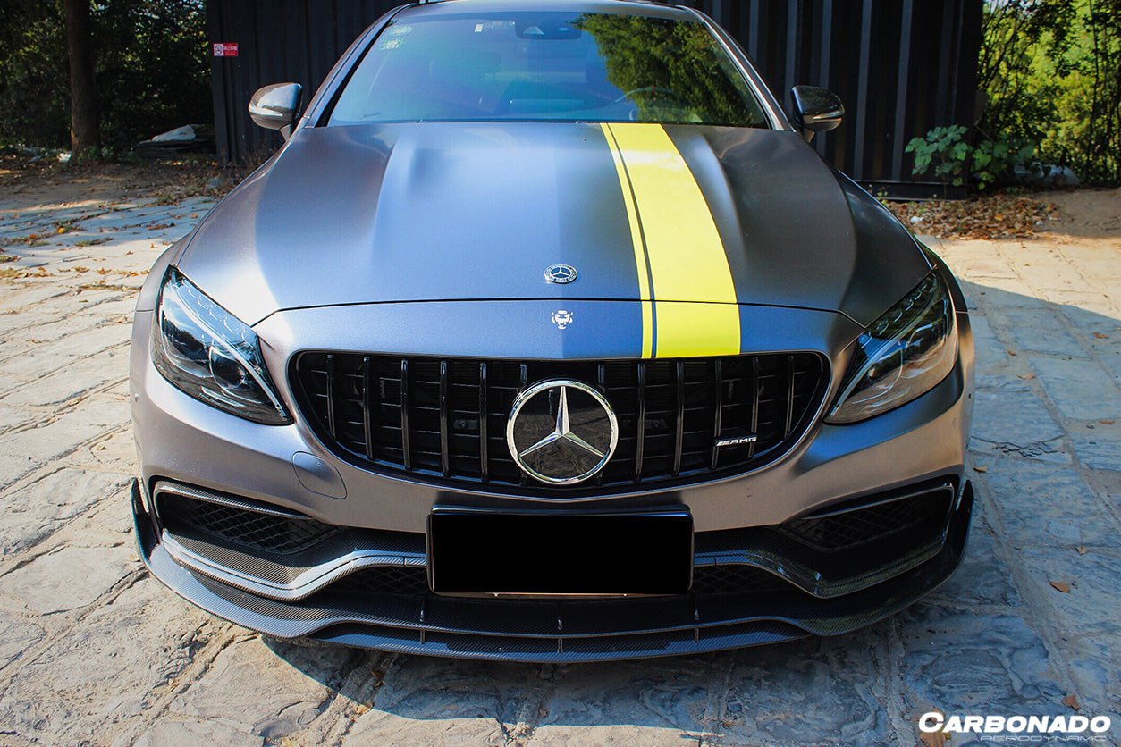 2015 - 2021 Mercedes Benz W205 C63 & S AMG Coupe BR Style Front Lip